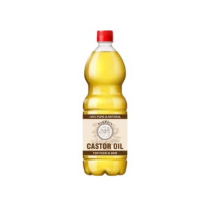 500 ml bottle of pure cold-pressed castor oil by Harmain Global exporter