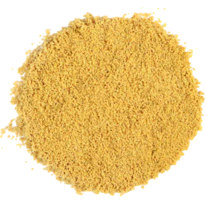 Premium Mustard Seeds Powder from Pakistan showing fine ground yellow spice texture from Harmain Global exporter