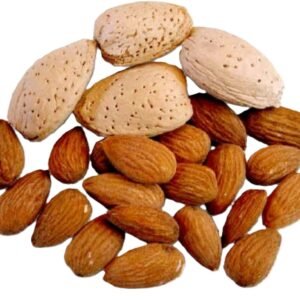 Premium quality soft shell almonds and without shell almond kernels from trusted Pakistan almonds exporter Harmain Global for food and retail use