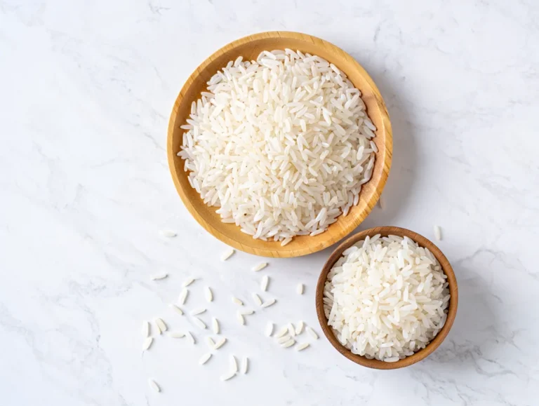 Basmati rice in bowls, exported by Harmain Global