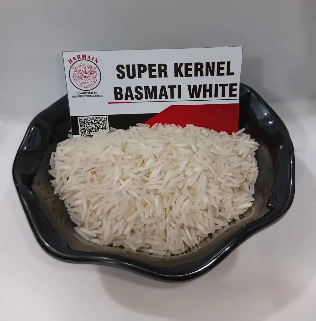 Super Kernel Basmati White Rice Exporter | Harmain Global