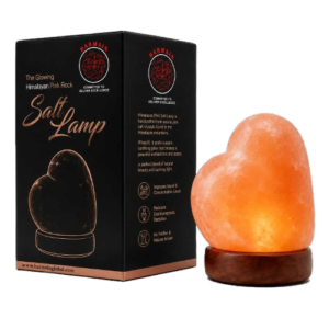 The Himalayan Pink Salt Heart Lamp