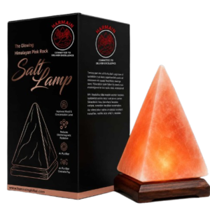 The Himalayan Pink Salt Pyramid Lamp